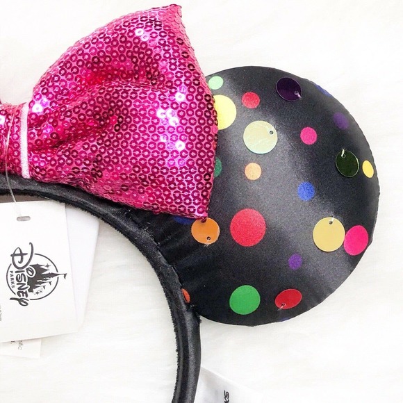 Disney Parks Minnie Mouse Rock The Dots Ears - Picture 4 of 8